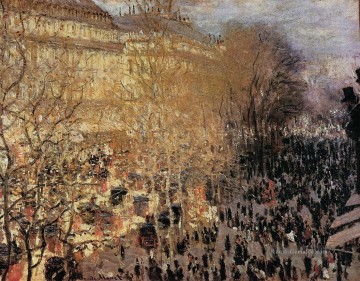 Claude Monet Werke - der Boulevard des Kapuziner Claude Monet